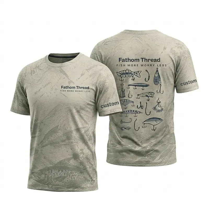 Fish More Worry Less Fishing T-Shirt