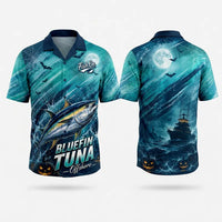 Fish On Halloween Tuna Fishing Hawaiian Shirt