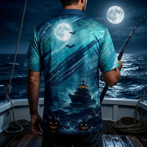 Fish On Halloween Tuna Fishing Hawaiian Shirt