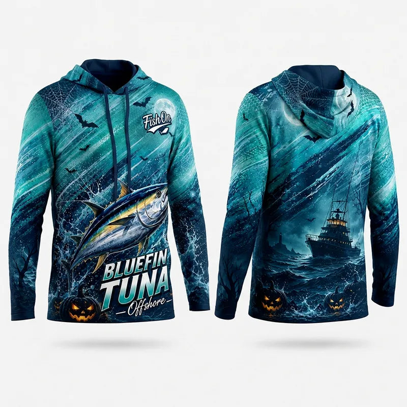 Fish On Halloween Tuna Fishing Hoodie