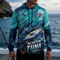 Fish On Halloween Tuna Fishing Hoodie