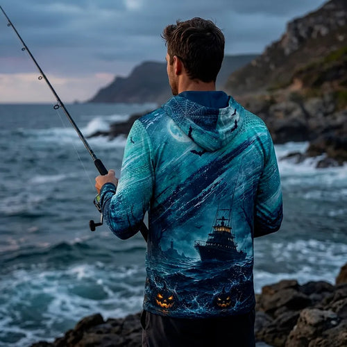 Fish On Halloween Tuna Fishing Hoodie