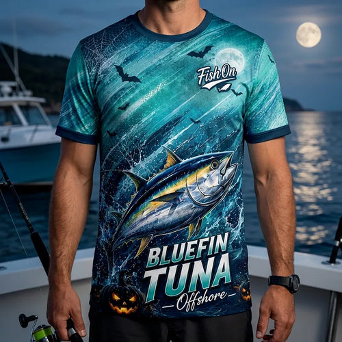 Fish On Halloween Tuna Fishing T-Shirt