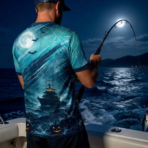 Fish On Halloween Tuna Fishing T-Shirt