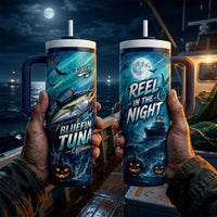 Fish On Halloween Tuna Fishing Tumbler
