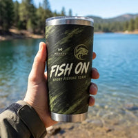 Fish On Sport Fishing Team 20oz Skinny Tumbler