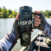 Fish On Sport Fishing Team 40oz Handled Tumbler