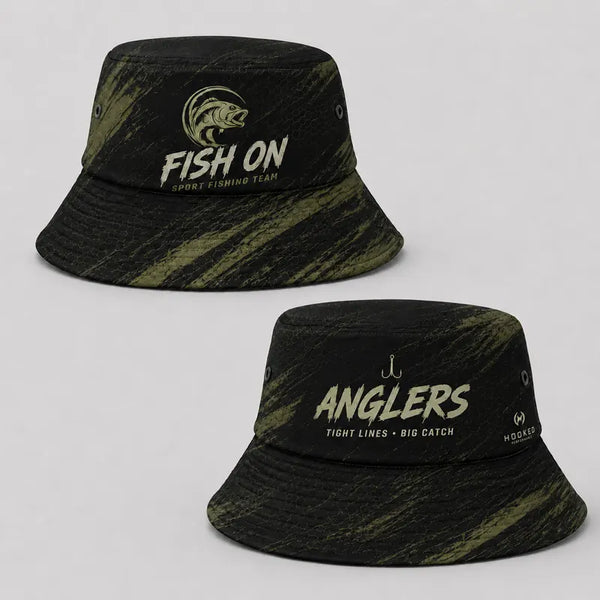 Fish On Sport Fishing Team All-Over Print Bucket Hat