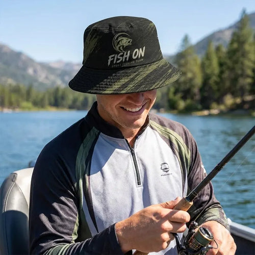 Fish On Sport Fishing Team All-Over Print Bucket Hat
