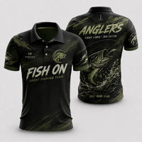 Fish On Sport Fishing Team All-Over Print Polo Shirt