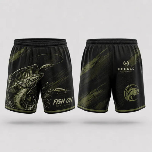 Fish On Sport Fishing Team All-Over Print Shorts