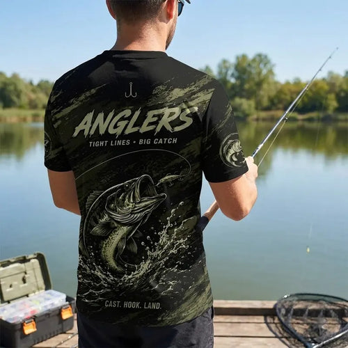 Fish On Sport Fishing Team All-Over Print T-Shirt