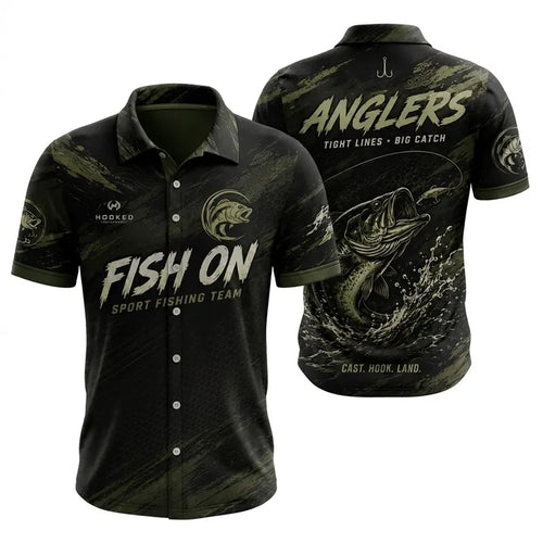 Fish On Sport Fishing Team Hawaiian Shirt