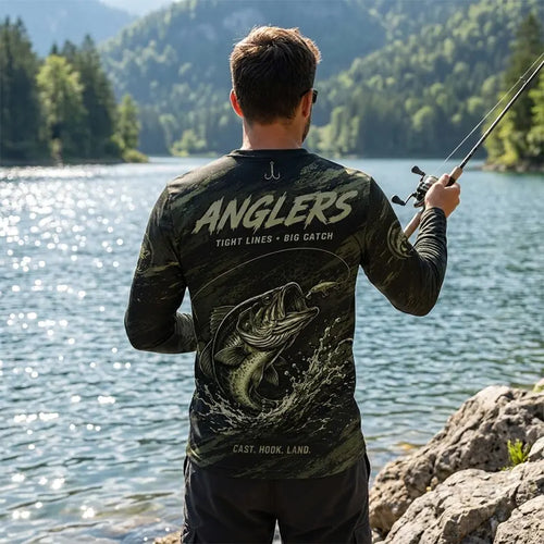 Fish On Sport Fishing Team Performance Long Sleeve Shirt