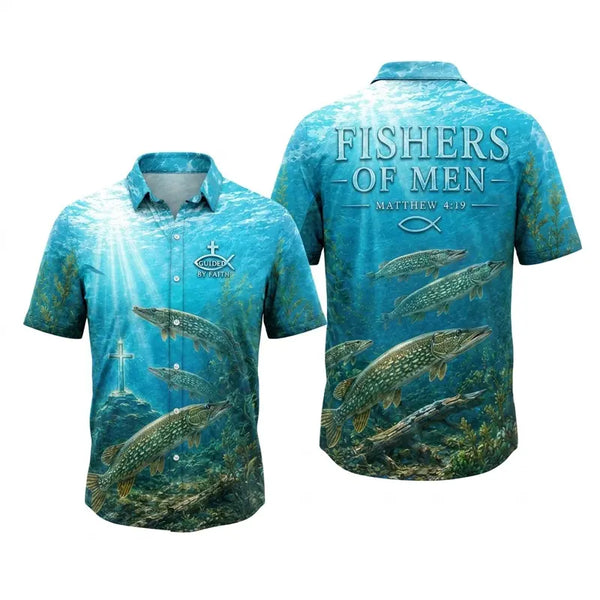 Fisher Of Men Guided By Faith Hawaiian Shirt 2026