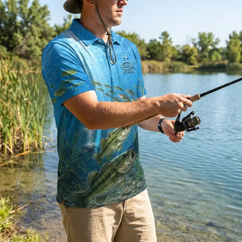Fishers Of Men Guided By Faith Bass Polo Shirt 2026