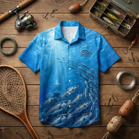Fishers Of Men Guided By Faith Fishing Hawaiian Shirt