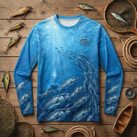 Fishers Of Men Guided By Faith Fishing Long Sleeve Shirt