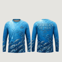 Fishers Of Men Guided By Faith Fishing Long Sleeve Shirt