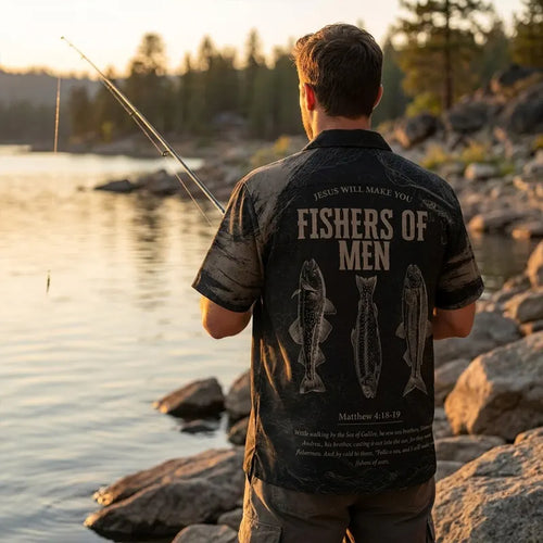 Fishers of Men Christian Fishing Polo Shirt