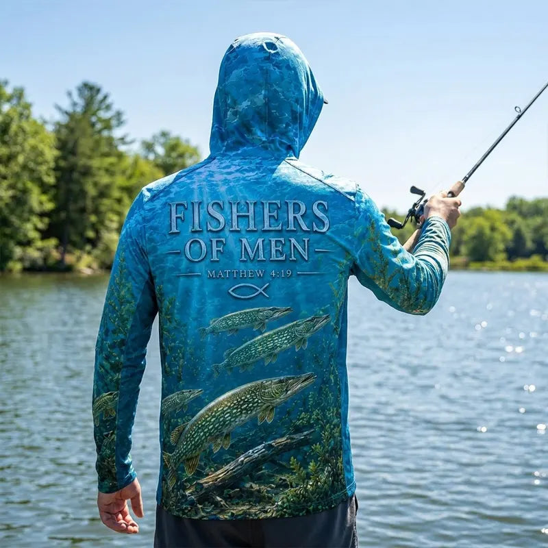 Fishers of Men Fishing Faith Sun Protection Shirt 2026 