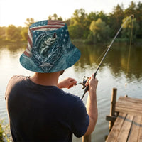 Fishing American Way Bucket Hat