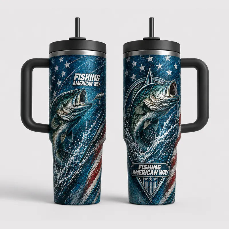 Fishing American Way Tumbler