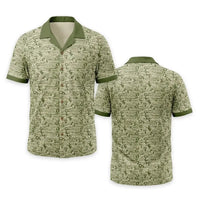 Fishing Camo Fish Pattern Performance Hawaiian Shirt