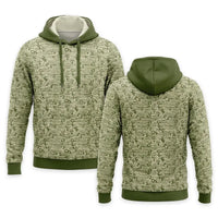 Fishing Camo Fish Pattern Performance Hoodie