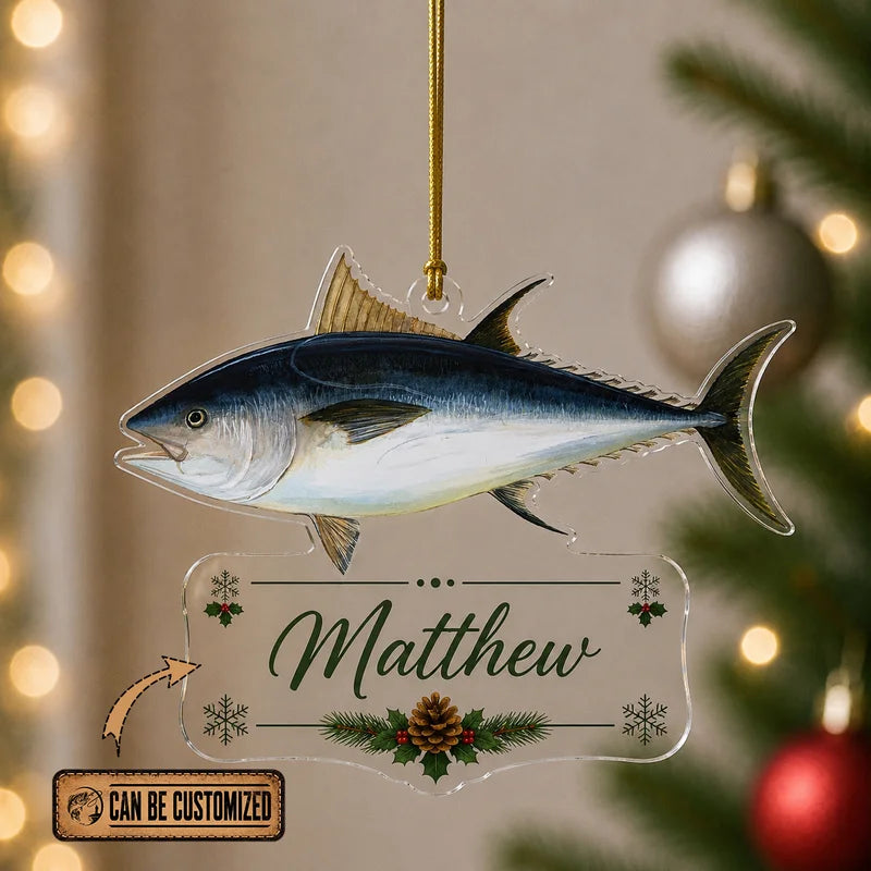 Fishing Christmas Fish Species Collection Acrylic Ornament 2026