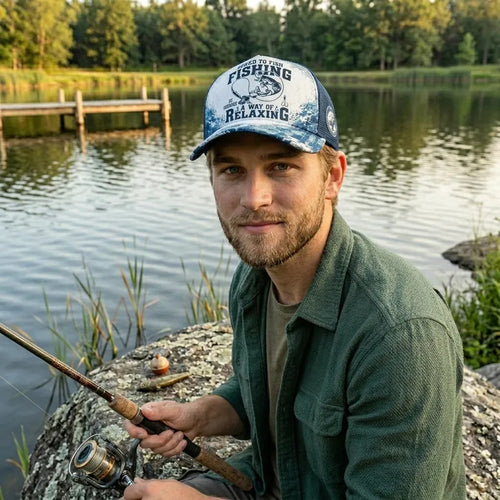 Fishing Is Always A Way Of Relaxing Trucker Hat