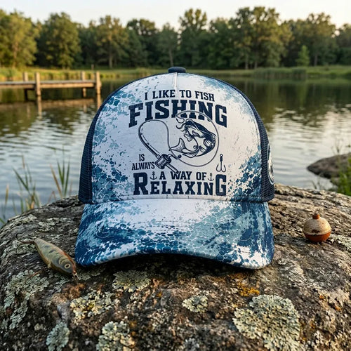 Fishing Is Always A Way Of Relaxing Trucker Hat