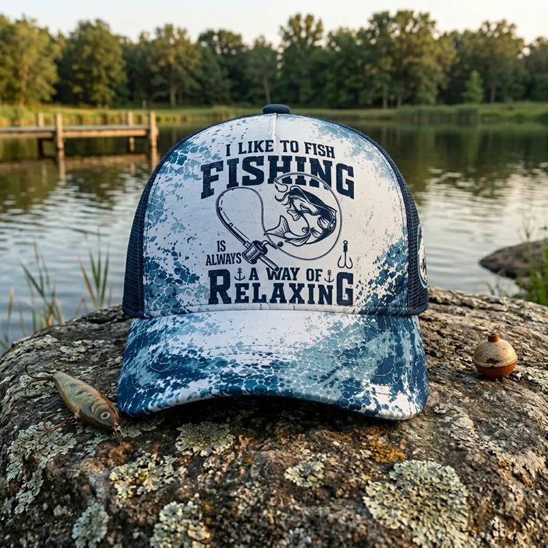 Fishing Is Always A Way Of Relaxing Trucker Hat