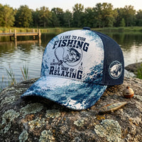Fishing Is Always A Way Of Relaxing Trucker Hat