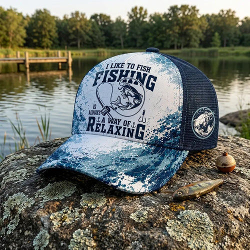Fishing Is Always A Way Of Relaxing Trucker Hat