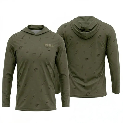 Fishing John 21:6 Christian Fishing Hoodie
