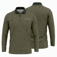 Fishing John 21:6 Christian Fishing Polo Long Sleeve Shirt