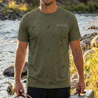 Fishing John 21:6 Christian Fishing T-Shirt