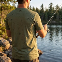 Fishing John 21:6 Christian Fishing T-Shirt