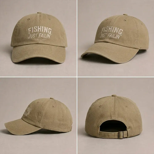Fishing Just Failin' Fishing Embroidered Cap