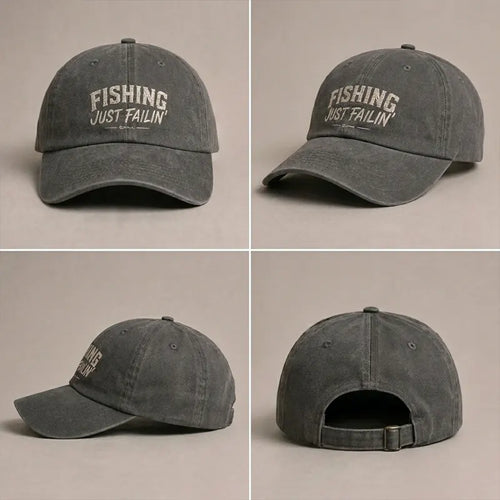 Fishing Just Failin' Fishing Embroidered Cap