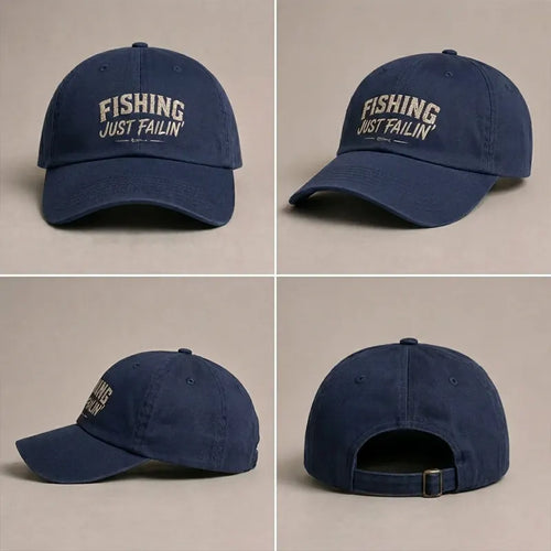 Fishing Just Failin' Fishing Embroidered Cap