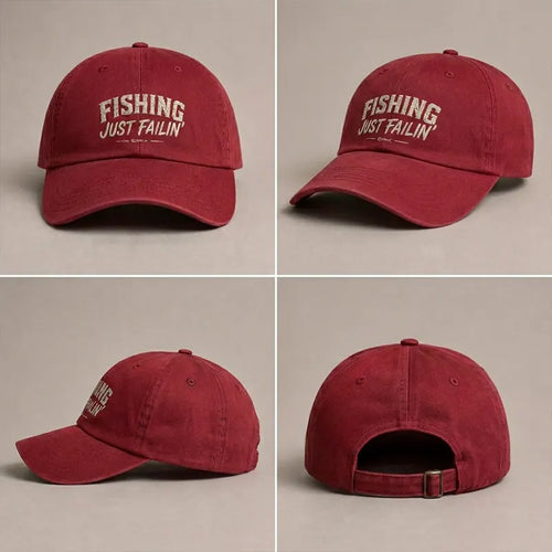 Fishing Just Failin' Fishing Embroidered Cap