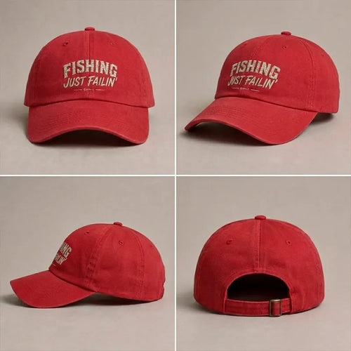 Fishing Just Failin' Fishing Embroidered Cap