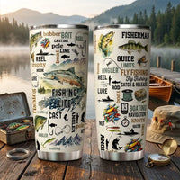 Fishing Life 20oz Skinny Tumbler
