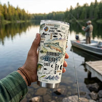 Fishing Life 20oz Skinny Tumbler