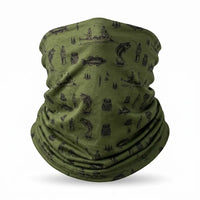 Fishing Life Pattern Neck Gaiter