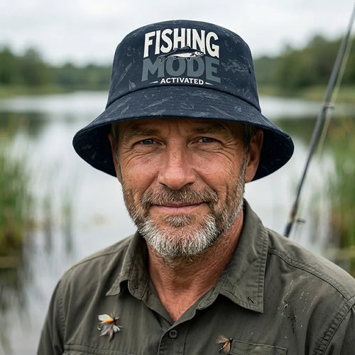 Fishing Mode Activated Bucket Hat 2026