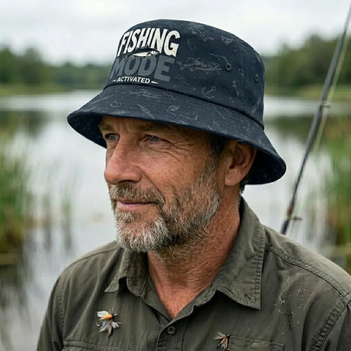 Fishing Mode Activated Bucket Hat 2026