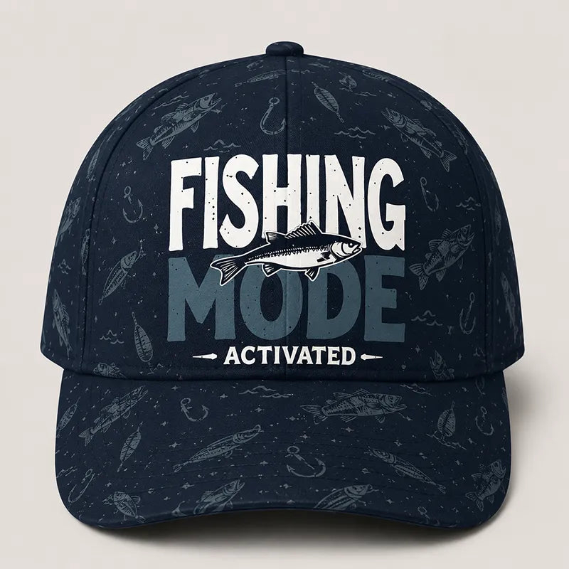 Fishing Mode Activated Trucker Hat